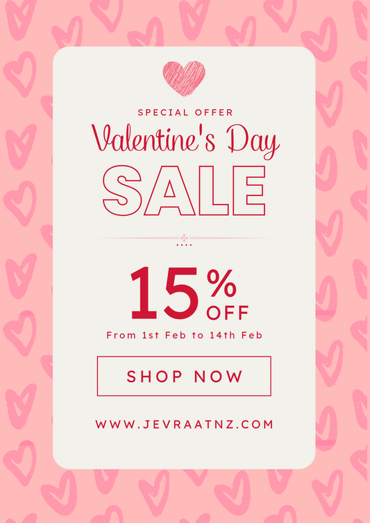 Valentine's day 15% on everything