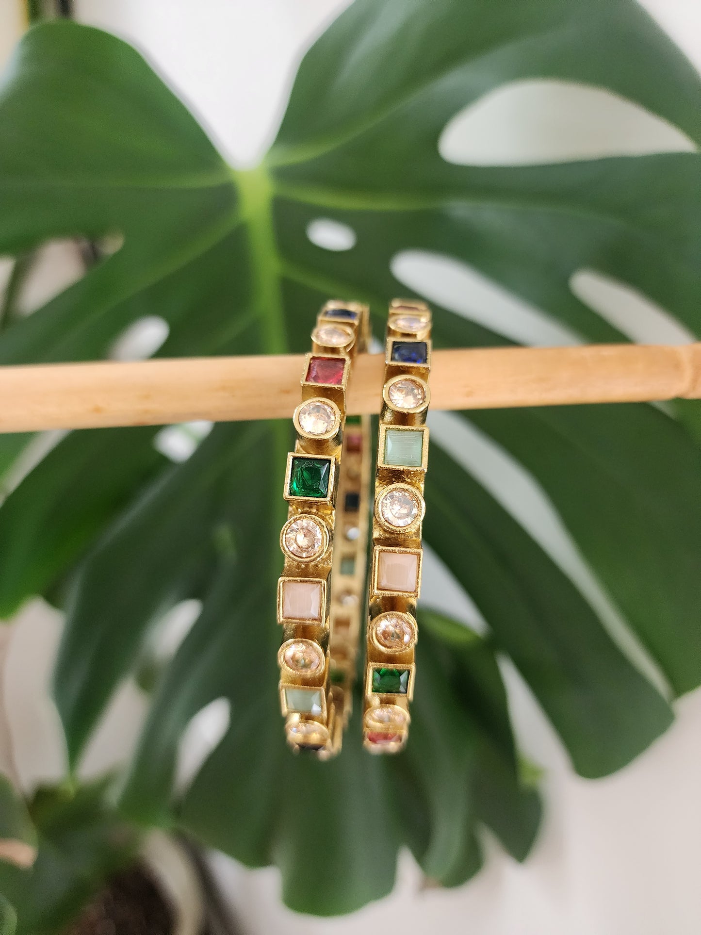 Polki Bangles (size 2.10)